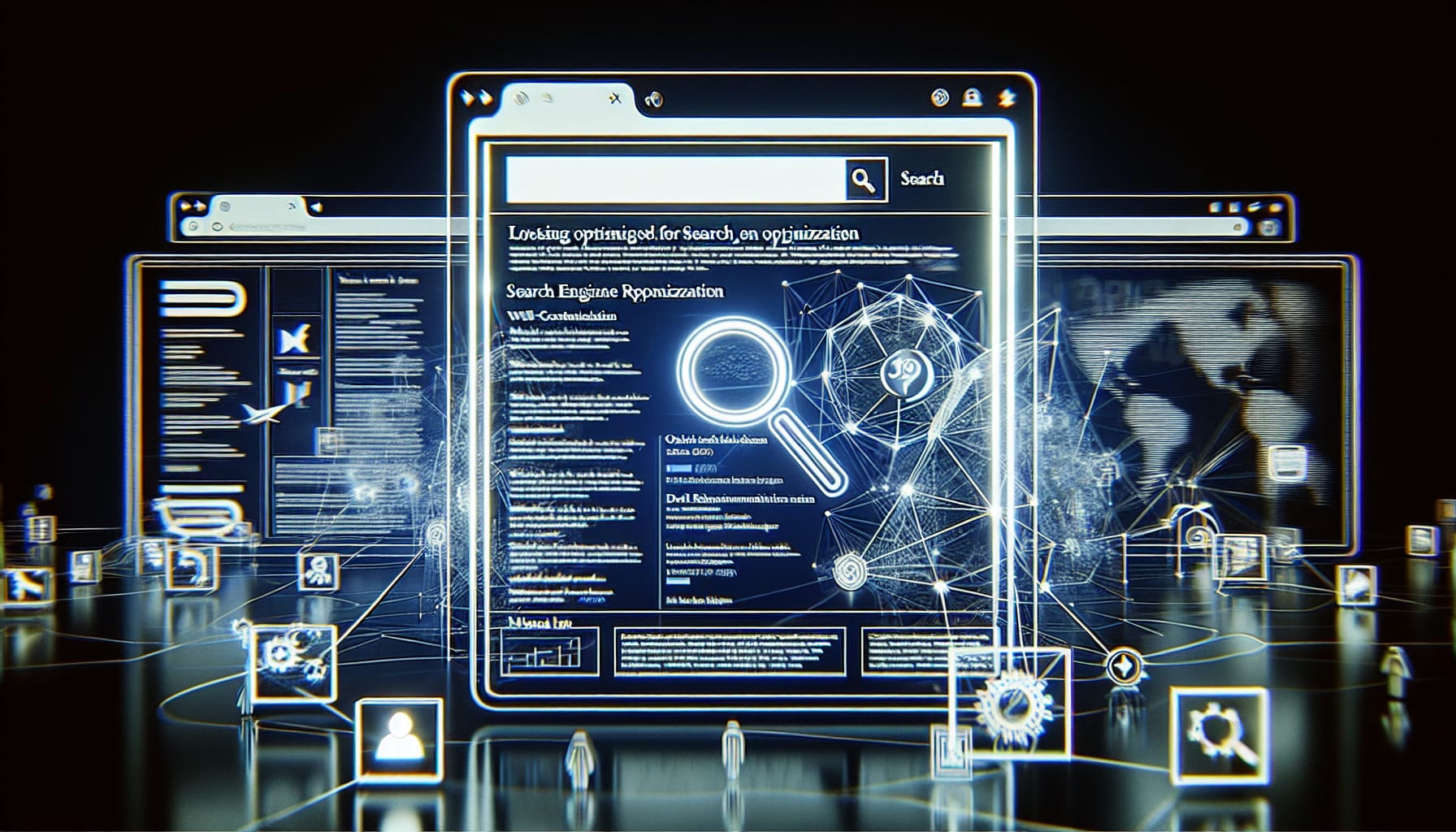 website found in results from web search engine SEO